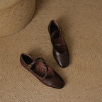 Elora Leather Flats
