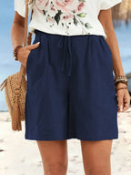 Nora Drawstring Shorts - View 8
