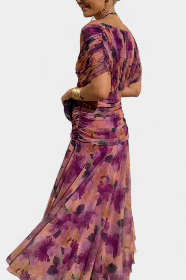 AMARRA - Long Floral Dress