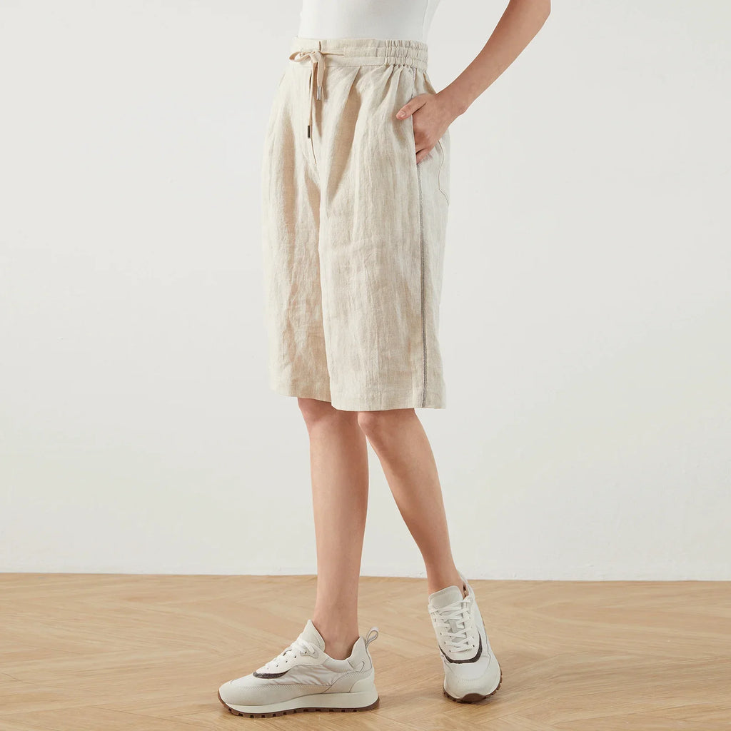 Sofia Relaxed Long Shorts - View 6