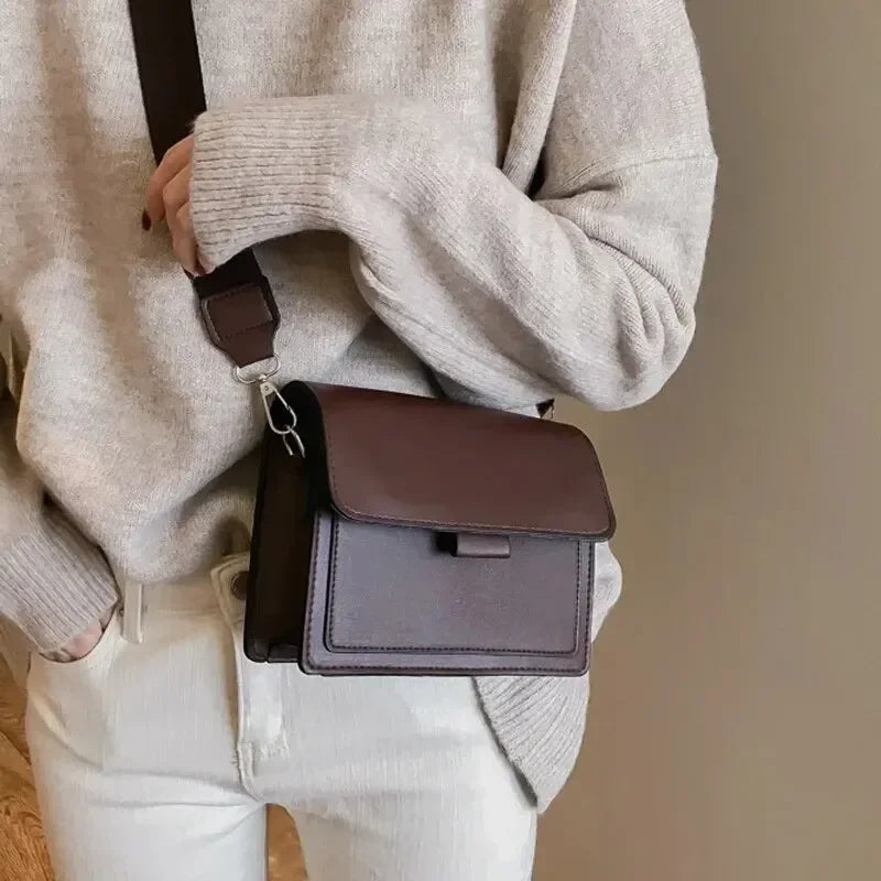 Compact Crossbody Bag - Brown