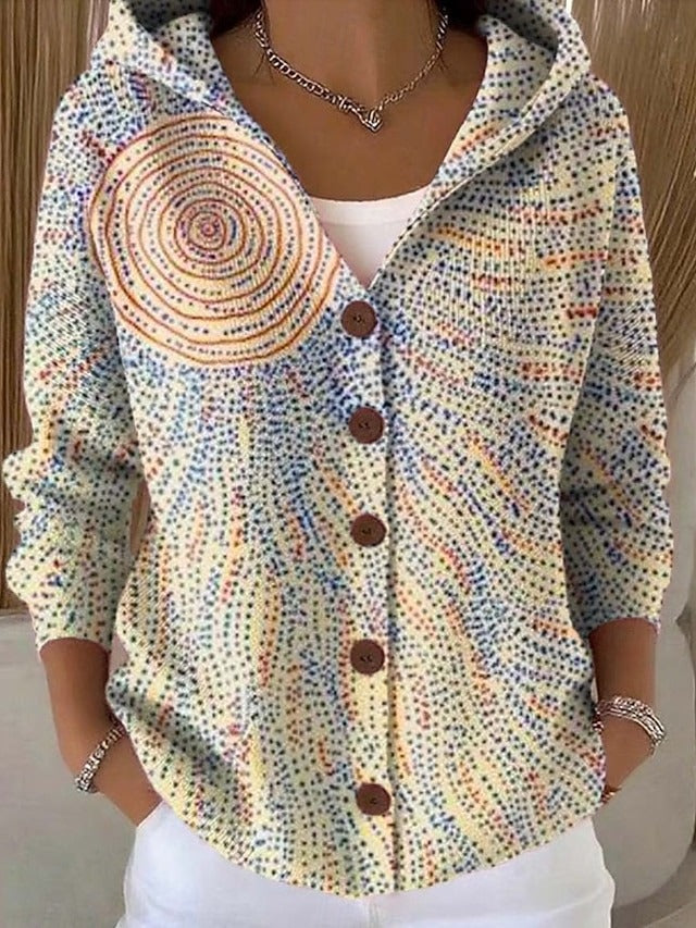Cassidy long cardigan - Light Yellow view 6