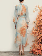 Monica | Two-Piece Set with A-Line Skirt