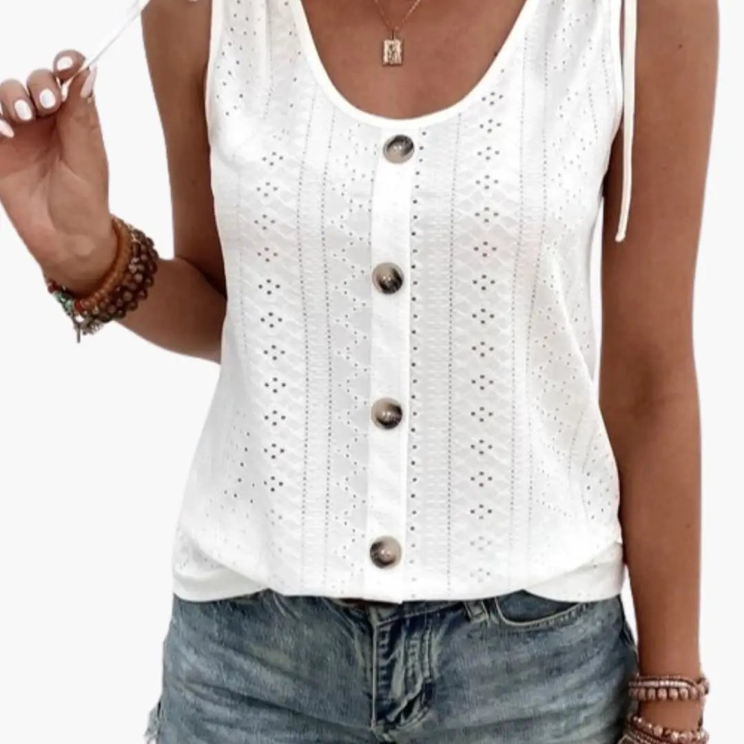 Women's Sleeveless Round Neck Tank Top