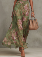 Livia Floral Halter Maxi Dress