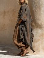 Maya | Bohemian Three-Piece Set Cotton-Linen Blend