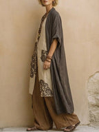 Harper | Cotton-Linen Blend Three-Piece Set
