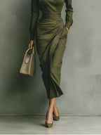 NARELLE - Stylish Tailored Wrap Dress