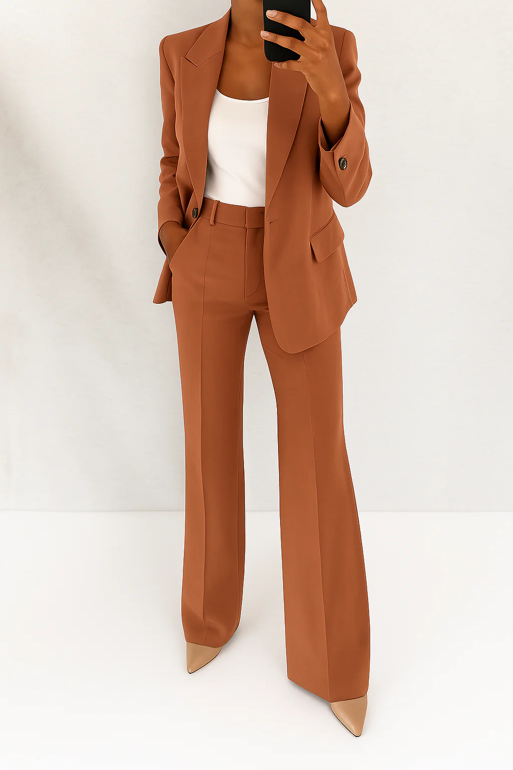 Louisa - Women's Suit with Blazer and Wide Leg