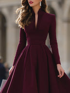 Jennifer | V-Neck Midi Dress 3