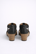 Noelle Minimalist Wedge Sandals - View 2