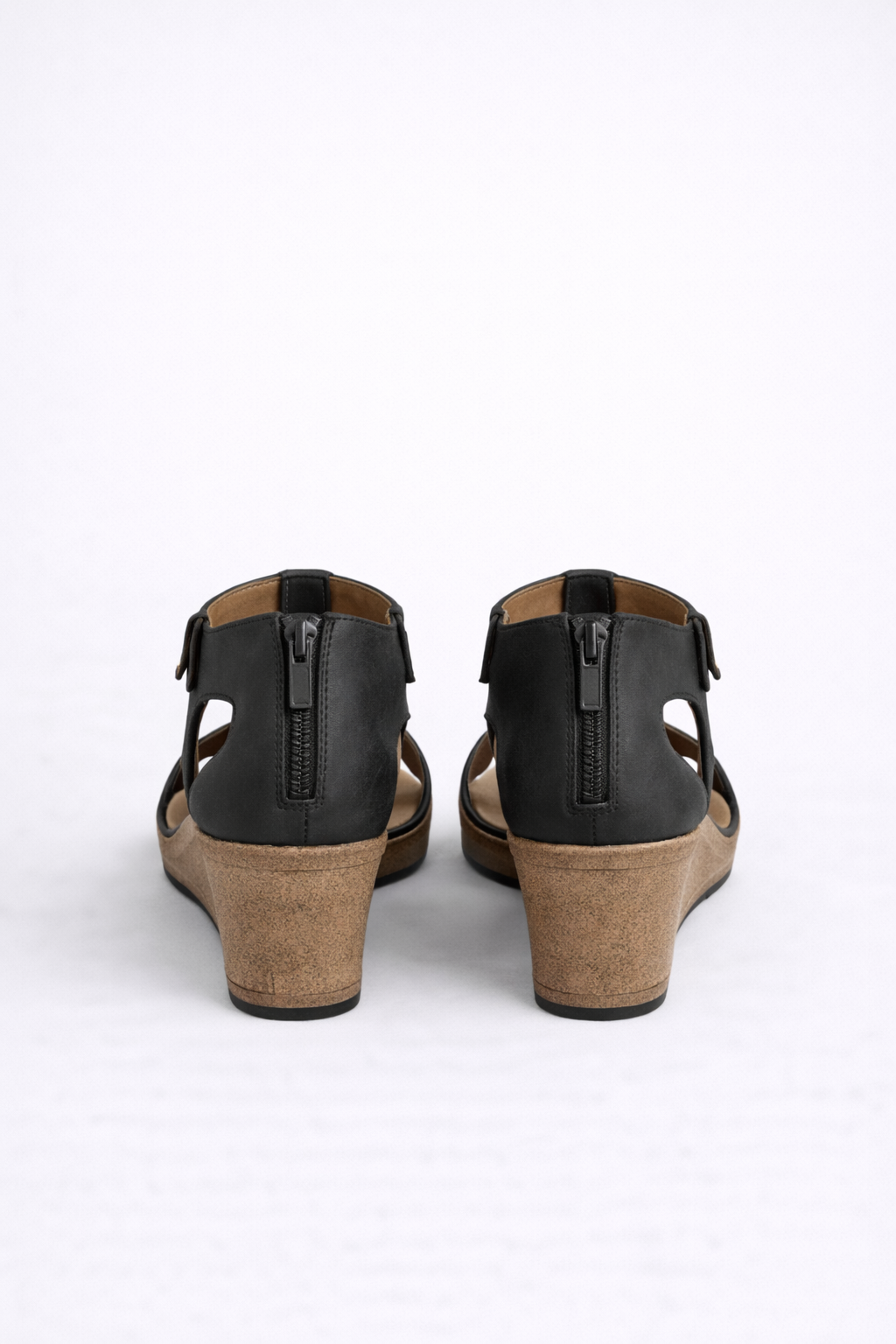 Noelle Minimalist Wedge Sandals - View 2