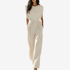 Olive - Ariia Jumpsuit with Defined Waist