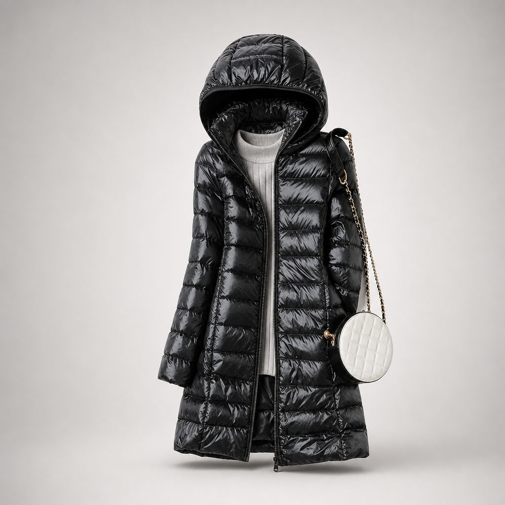 Clara quilted jacket - Black