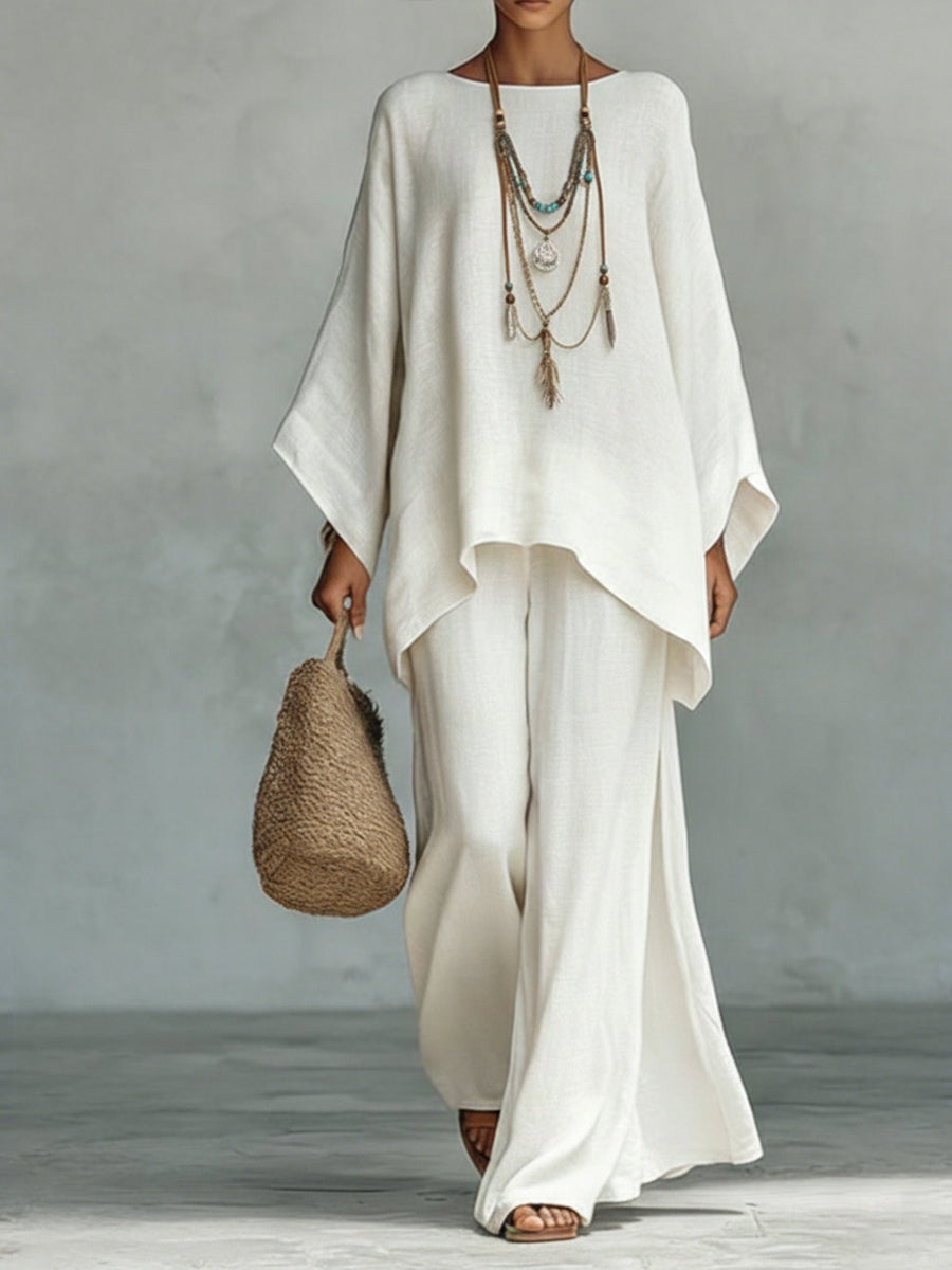 Celine | Elegant Linen Two-Piece Set