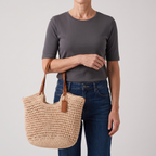 Clara Woven Tote Bag