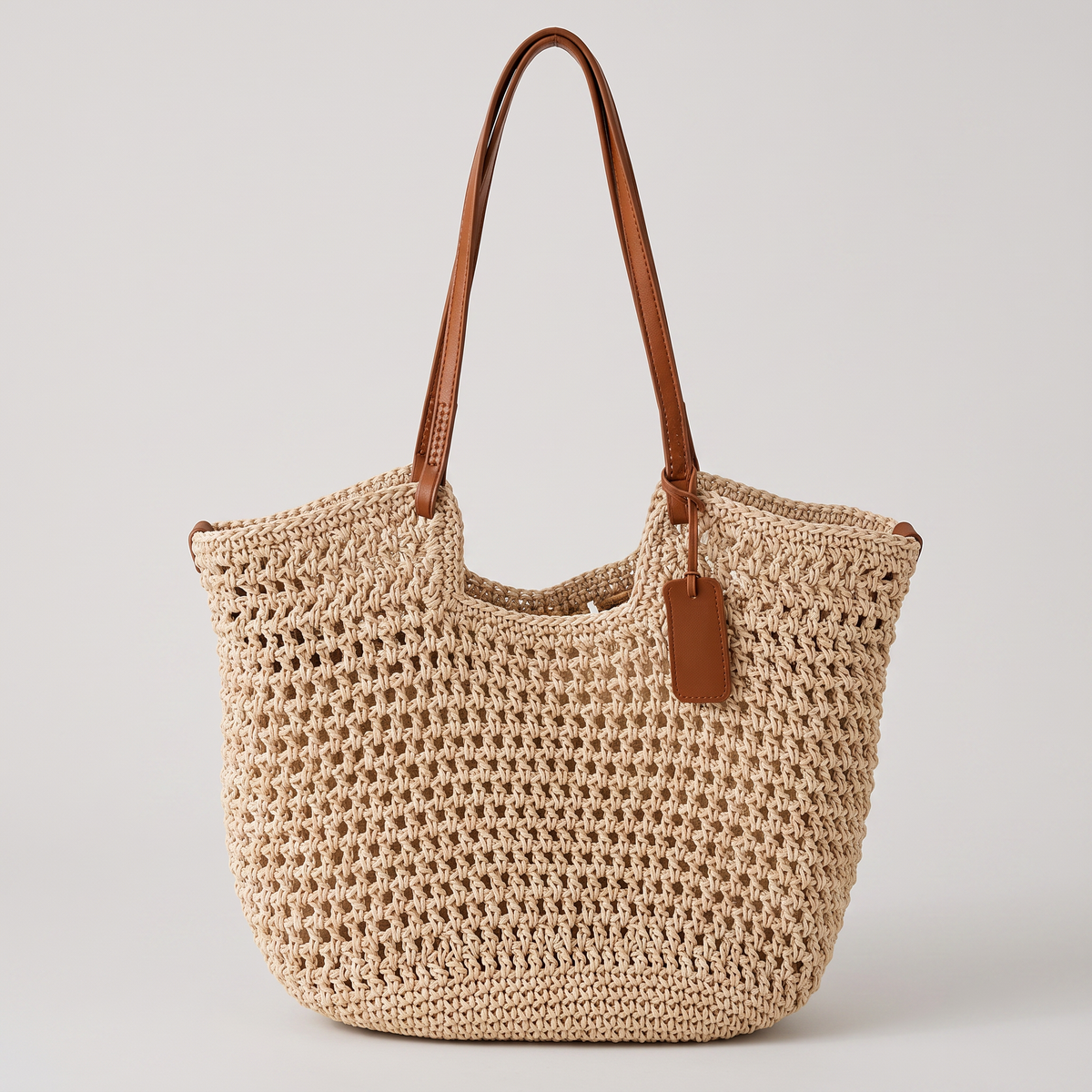 Clara Woven Tote Bag - View 2