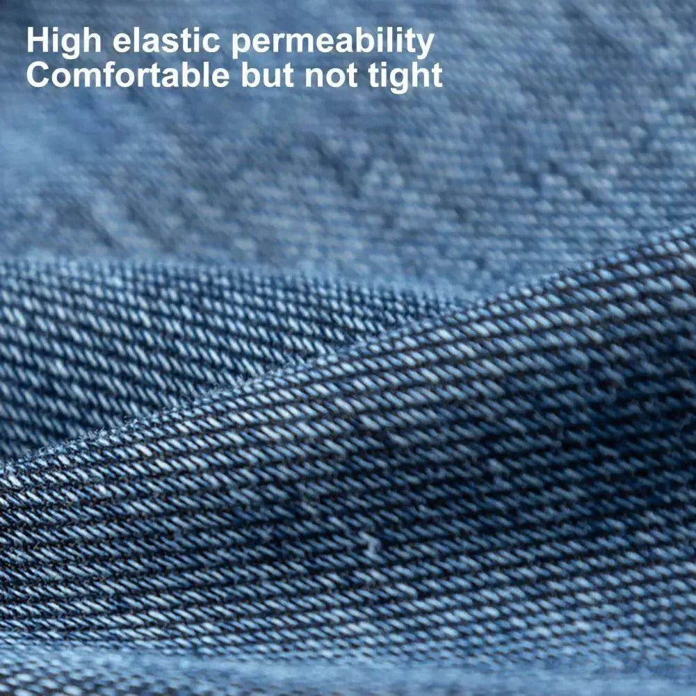 Elastic-Waist Wide-Leg Jeans - View 5