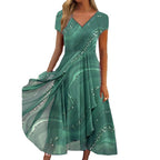 LYANNA™ | Flowing V-Neck Midi Dress 4