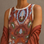 Aura Long Dress with Matching Vest