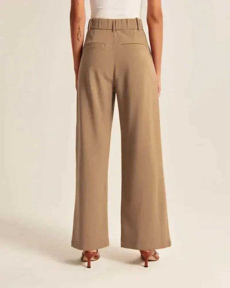 Relaxed Tie-Waist Wide-Leg Pants - View 18