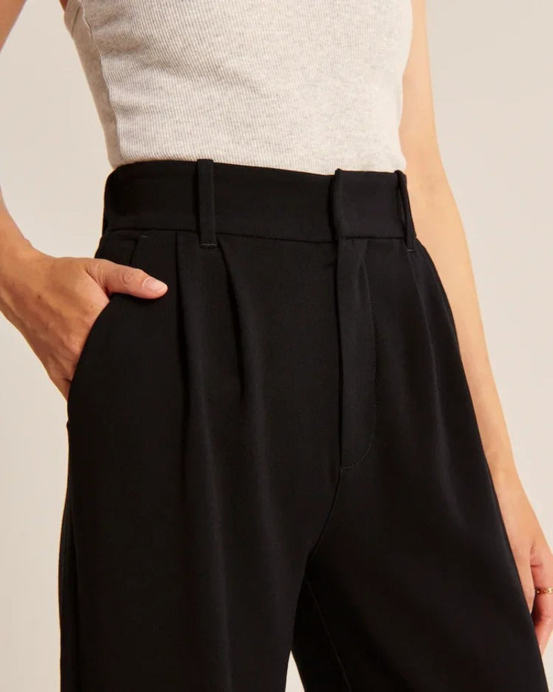 Relaxed Tie-Waist Wide-Leg Pants - View 3