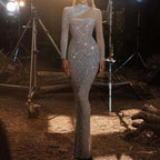 Elegant Off-Shoulder Sequin Dress – Stand-Out Glam for Special Events