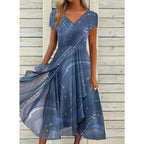 LYANNA™ | Flowing V-Neck Midi Dress 3