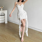 ISABEAU™ | Lace Ruffle High Waist Dress 2
