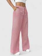 Drawstring Wide-Leg Jeans - View 11