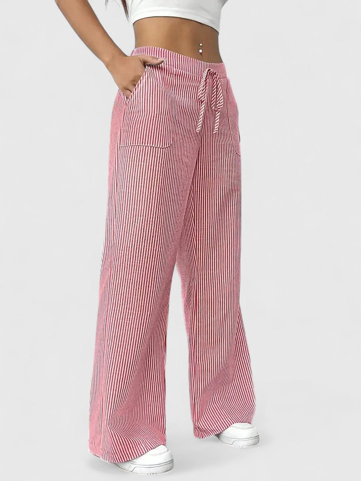 Drawstring Wide-Leg Jeans - View 11