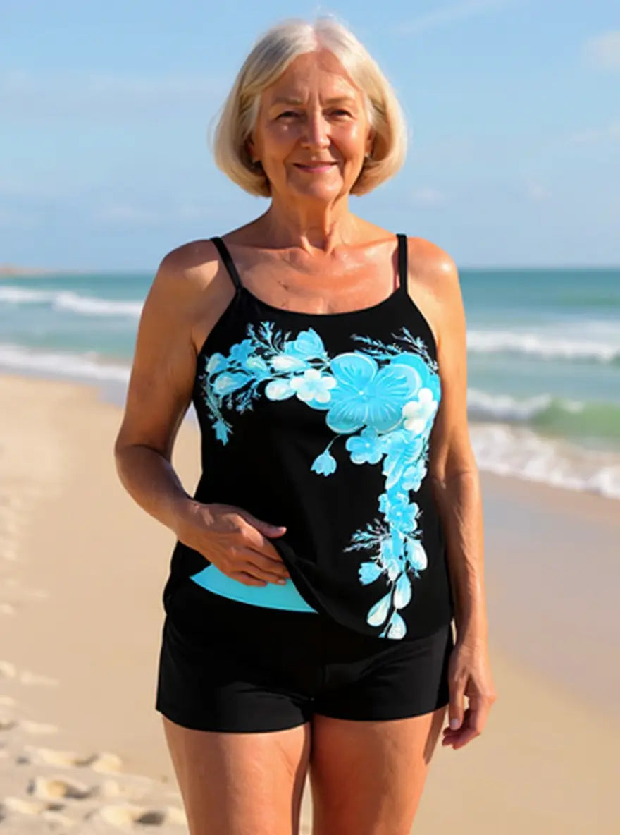 Ella | Women's Comfort Floral Tankini