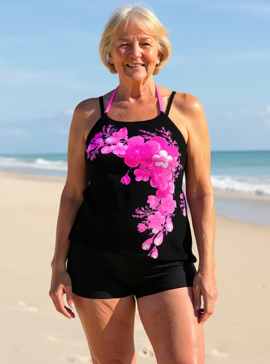 Ella | Women's Comfort Floral Tankini