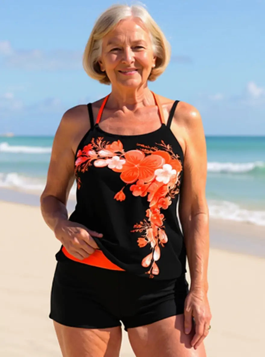 Ella | Women's Comfort Floral Tankini