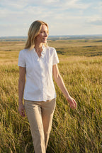 Women's Lightweight Fabric Blouse - Casual Fit