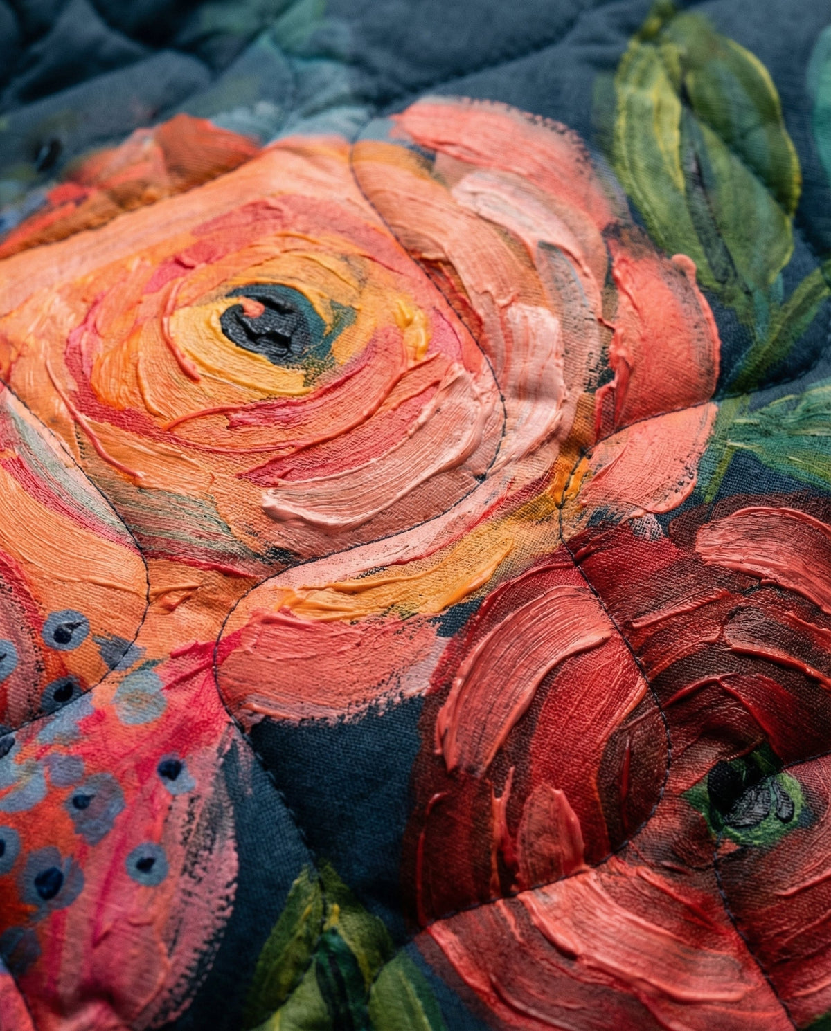 Amaya | Vintage Floral Print Quilted Jacket 3