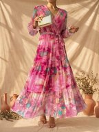 Hazel Floral Wrap Dress