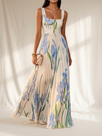 Oriah Floral A-Line Maxi Dress