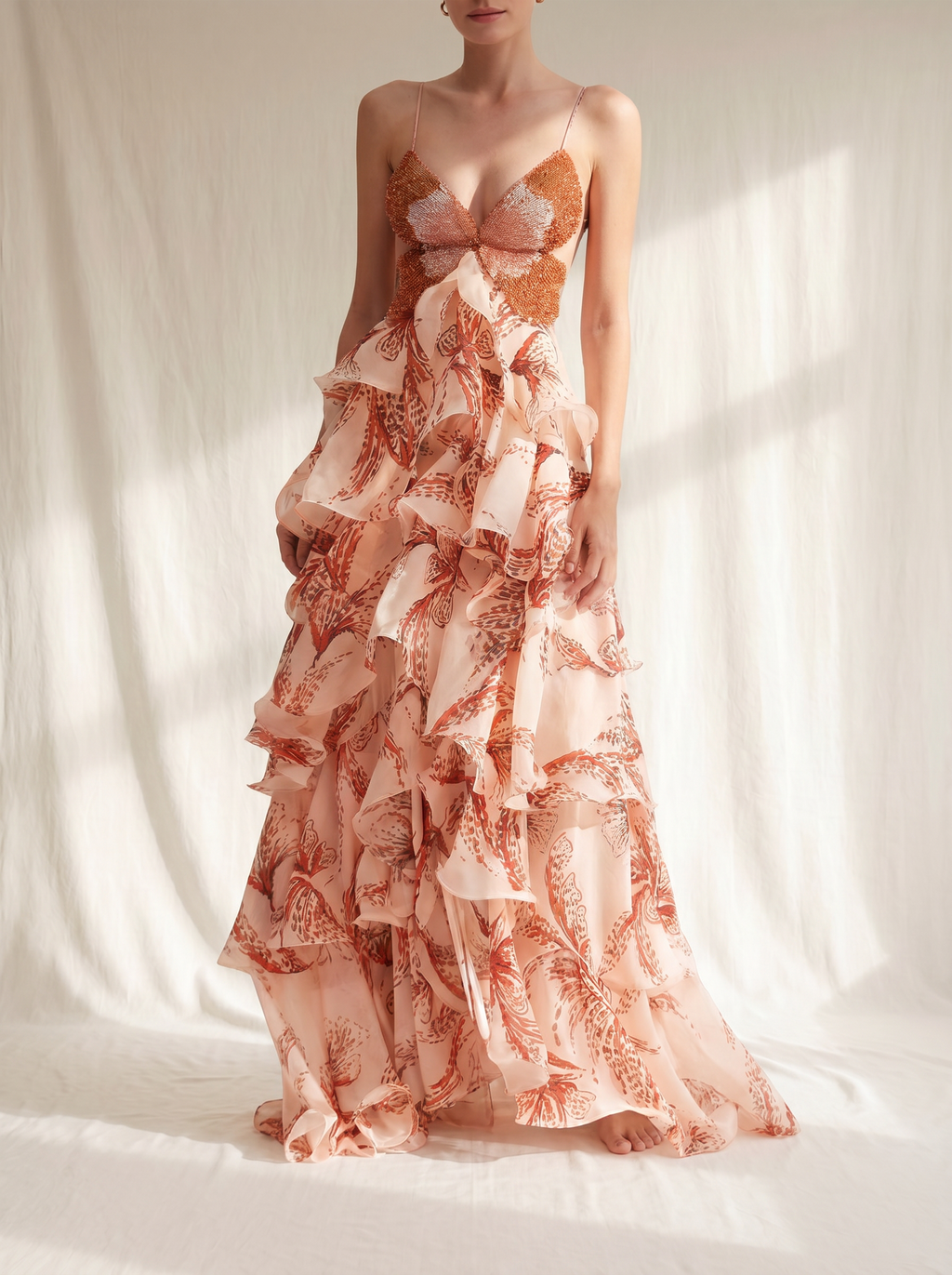 Medina Butterfly Maxi Dress