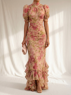 Rosario Long Floral Dress