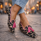 Ondina | Pointed Flats with Tassels 1