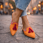 Serafina | Pointed Slides with Tassels 3