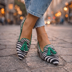 Dalia | Loafers with Tassels and Animal Print 3