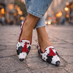 Dalia | Loafers with Tassels and Animal Print 4