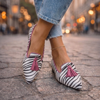 Dalia | Loafers with Tassels and Animal Print 2