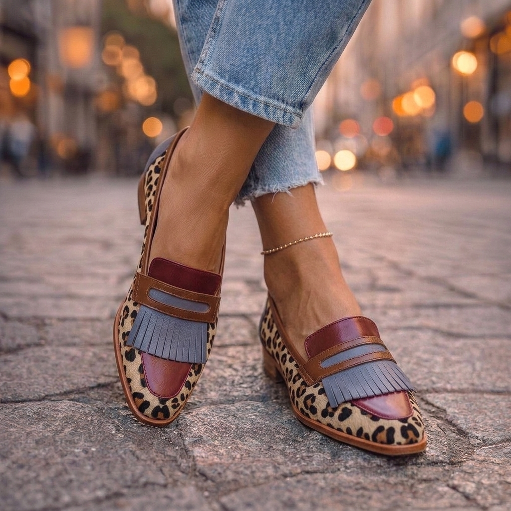 Bianca | Square-Toe Loafers with Tassels 2