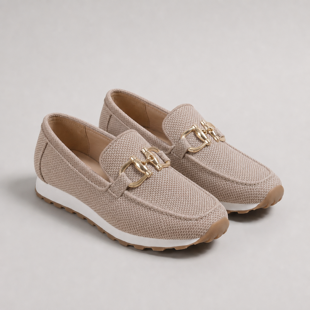Evelyn Hardware-Detail Slip-On Shoes - View 3