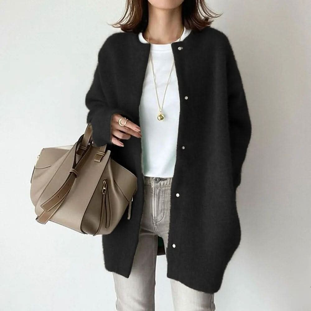 Vanna Elegant Buttoned Knit Jacket