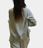 Relaxed Long-Sleeve Pants Set - View 8
