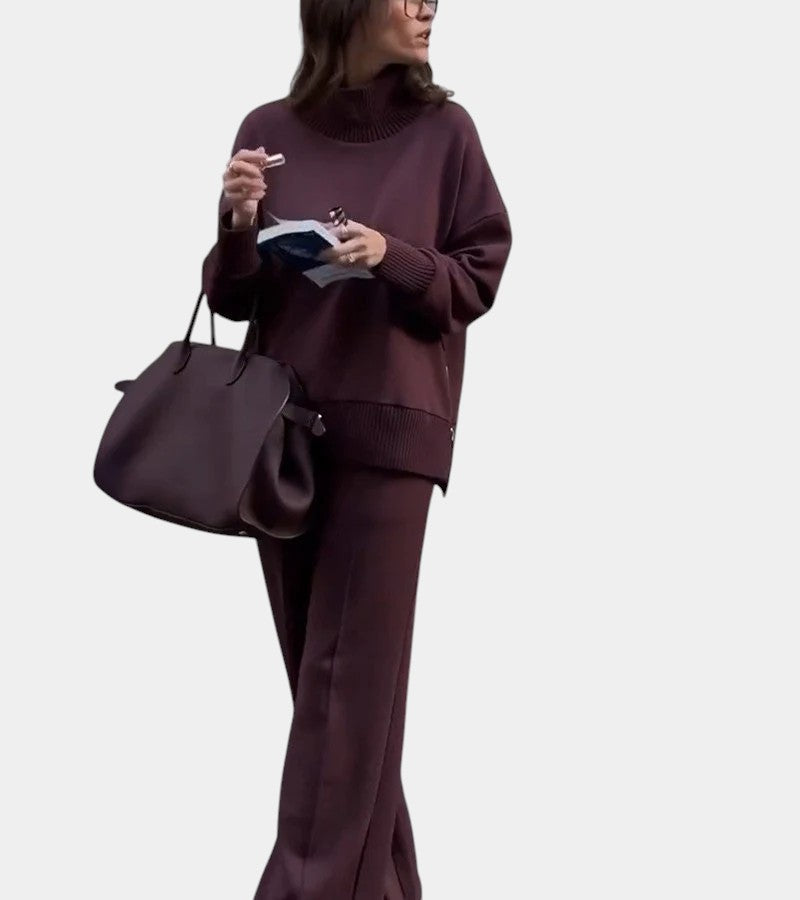 Relaxed Long-Sleeve Pants Set - View 3